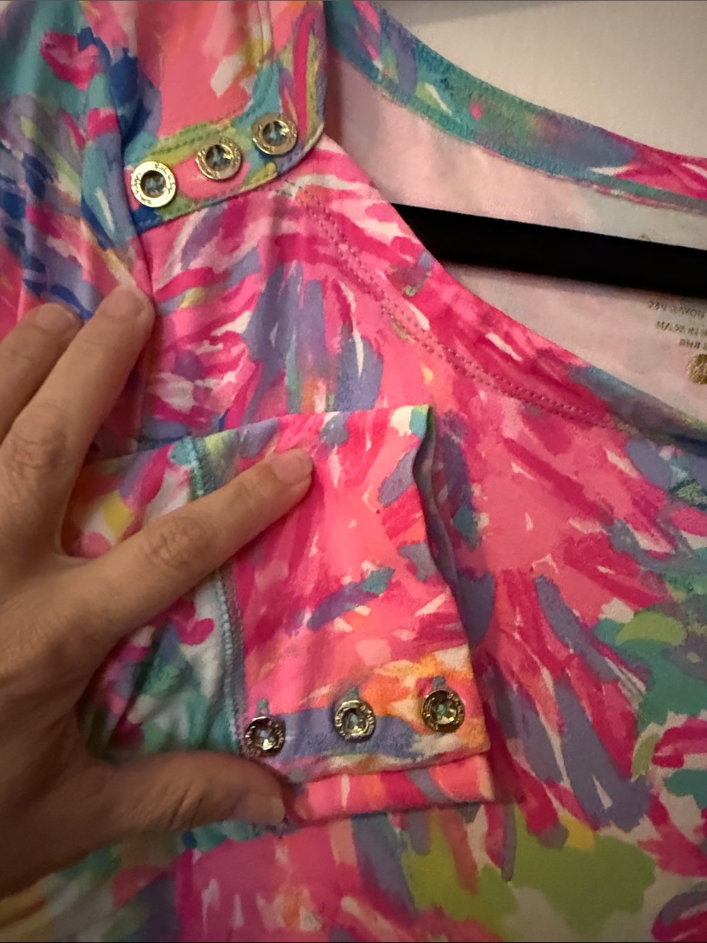 Lilly Pulitzer Pink and Blue Sophie Dress - Picture 3 of 6